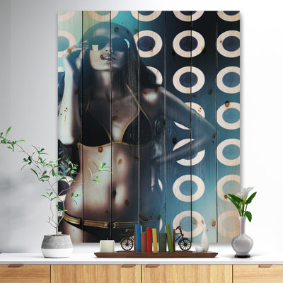 «Hot Woman in Sunasses Digital», impression