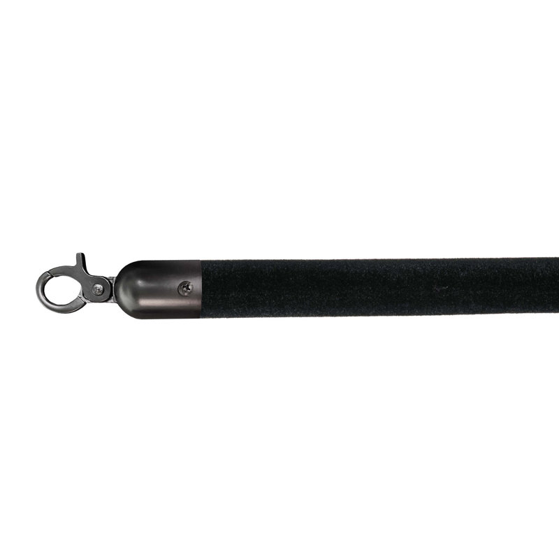 Barrier Cord Velor Ø 3Cm, Length 157 Cm, Bordeaux/Black