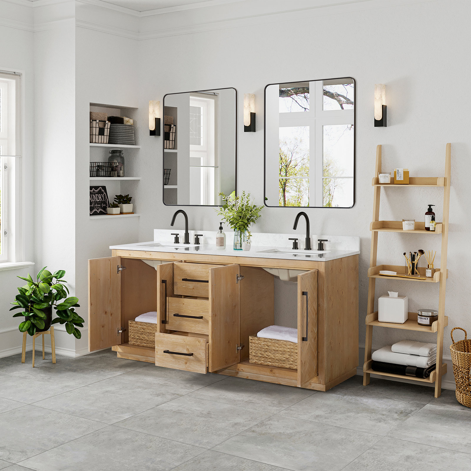 Eris 60'' Double Bathroom Vanity