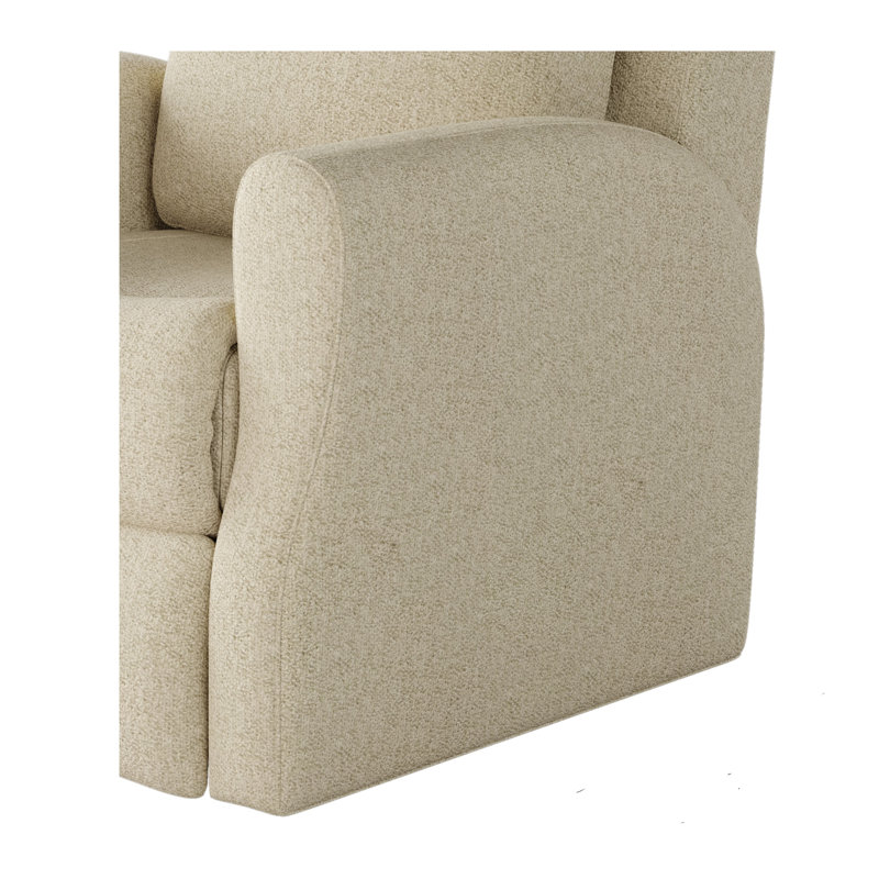 Fame Headrest Recliner, White, Power/Wall Recliner