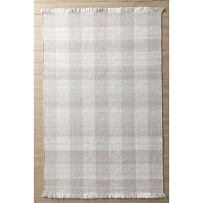 Flatweave PET Gingham Rug