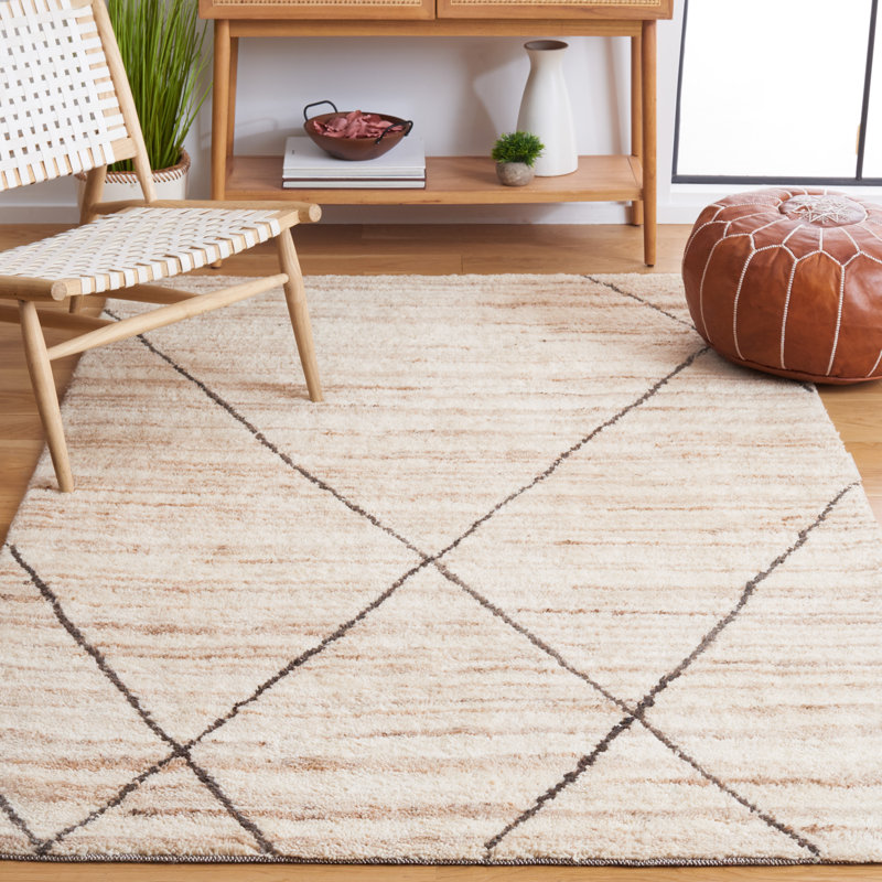 Alacam 791 Area Rug In Beige, Rectangle 5' x 8'