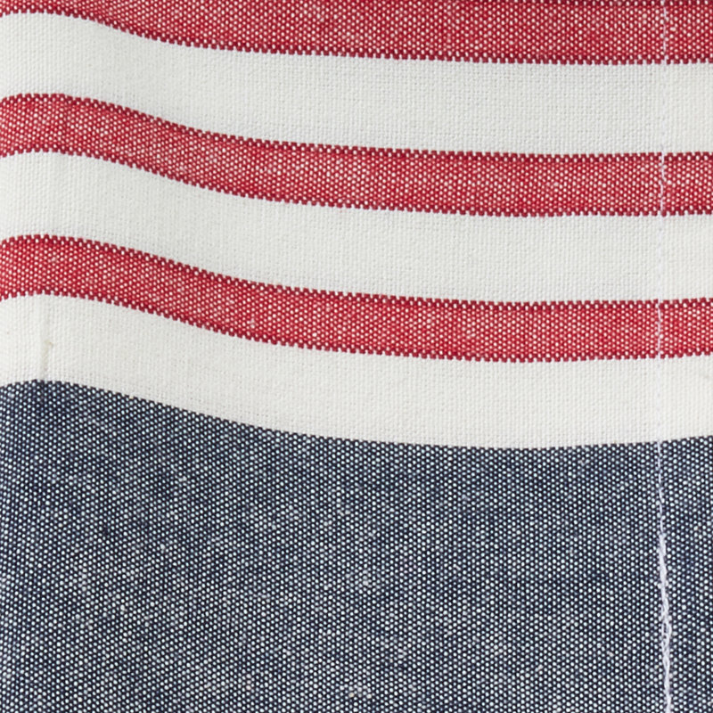 Classic USA Stripe Napkin (Set of 4) – Americana Striped Table Linen for Memorial Day, Fourth of July & Everyday Entertaining