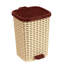 Poubelle à pédale en osier rotin 1,6 gallon-12286125-75070198