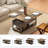 Wallis 4-In-1 Lift Top Coffee Table With Storage, Multi-Function Rectangular Coffee Table For Living Room-919697153