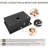 Premium Gunmetal Black Stainless Steel Kitchen Sink, Modern Workstation, Home Use