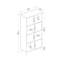 Godmond 154cm H x 72cm W Standard Bookcase-1571357845