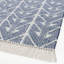 Up And Down Geometric Area Rug in Blue/White-48851611
