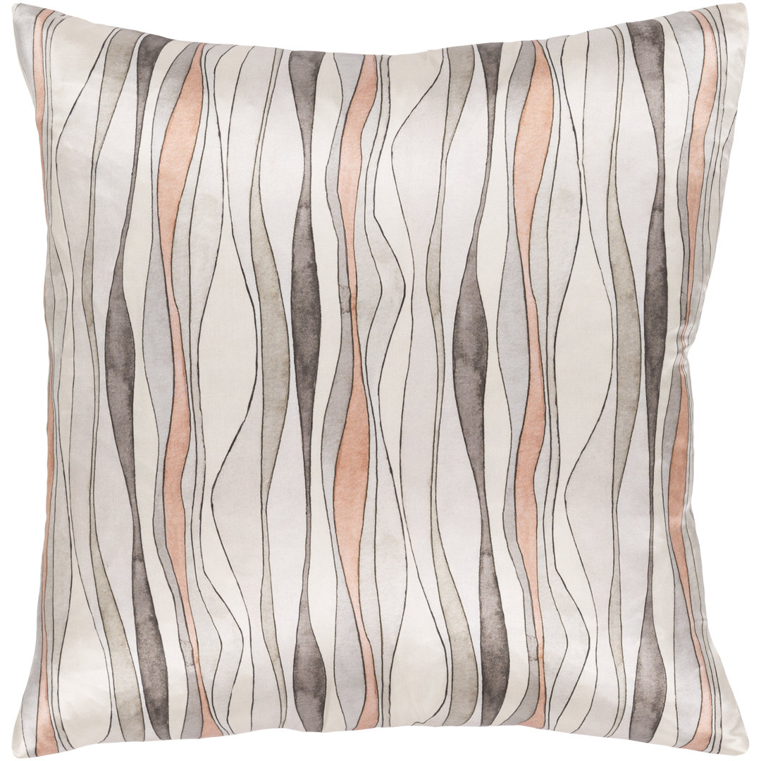 Natural Affinity Modern Silk Throw Pillow Livabliss 