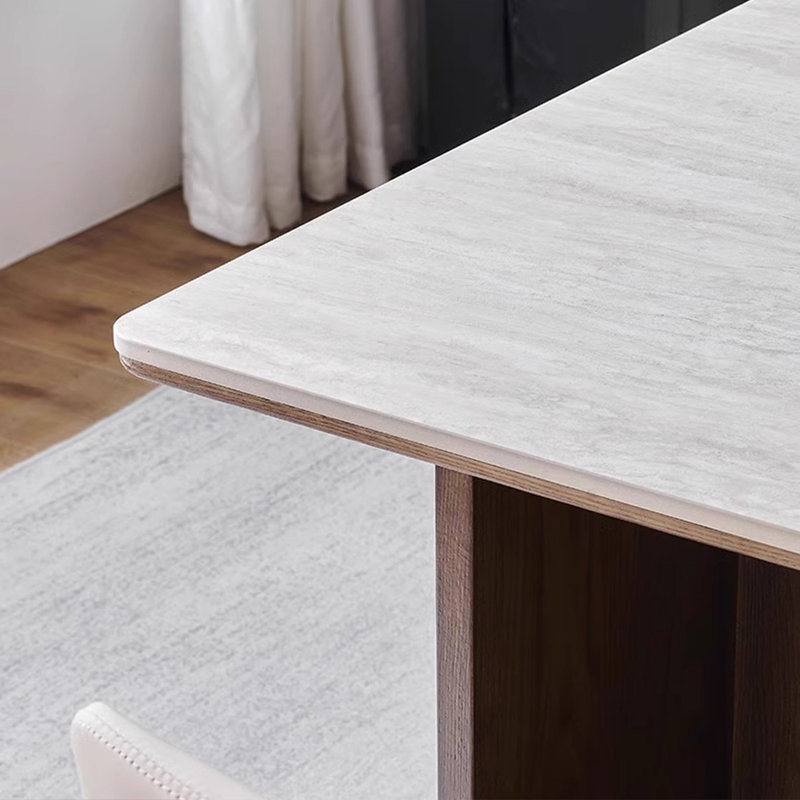 Table de salle à manger rectangulaire Modern, H 29,52 po x L 62,99 po x l 31,49 po