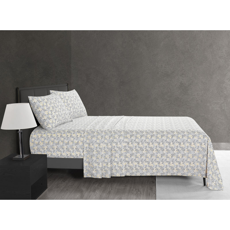 Charlotte Grey Full 4pc Sheet Set, Full / Double