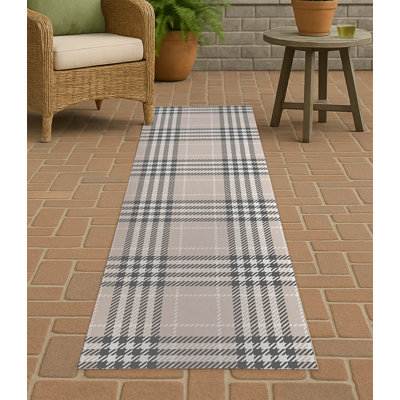Christopher's Plaid Non-Slip Outdoor Rug