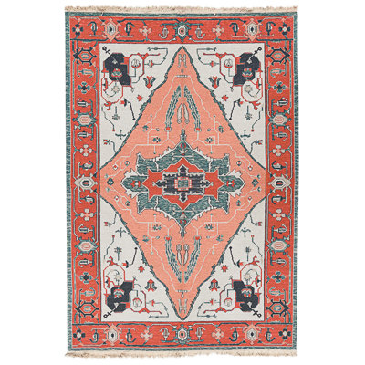 Tapis rouge noué à la main de haute qualité