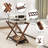 Walnut Luggage Racks Set Of 2