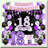 Black Glitter Match Day Celebration Banner