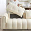 Canapé rembourré en chenille de 91,5 po de style moderne avec accoudoirs arrondis et confort surdimensionné pour le salon-1876133766