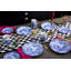 Assiette plate bleue Spode 10,5 po