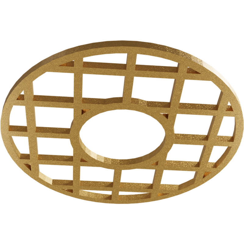 Médaillon de plafond 26 po x P 9 po x P 9 po x P 3/4 po O'Neal, Or, H 26 po x l 26 po x P 0,75 po