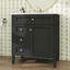 Meuble-lavabo de 30 po sans lavabo supérieur, armoire de rangement contemporaine avec 2 tiroirs et un compartiment rabattable-563754708-563754697