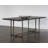 Grigg Metal Base Dining Table - Brown