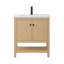 Ensemble de meuble-lavabo simple 30 po Chazden-1049229857-1049229909-1064720416