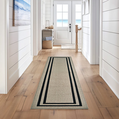 Nautica Double Line Machine Washable All Loop Tufted Rugs 1-Piece