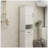 Double Door Narrow Height Slim Floor Standing Cabinet With UV Painted Surface And Multifunctional Storage