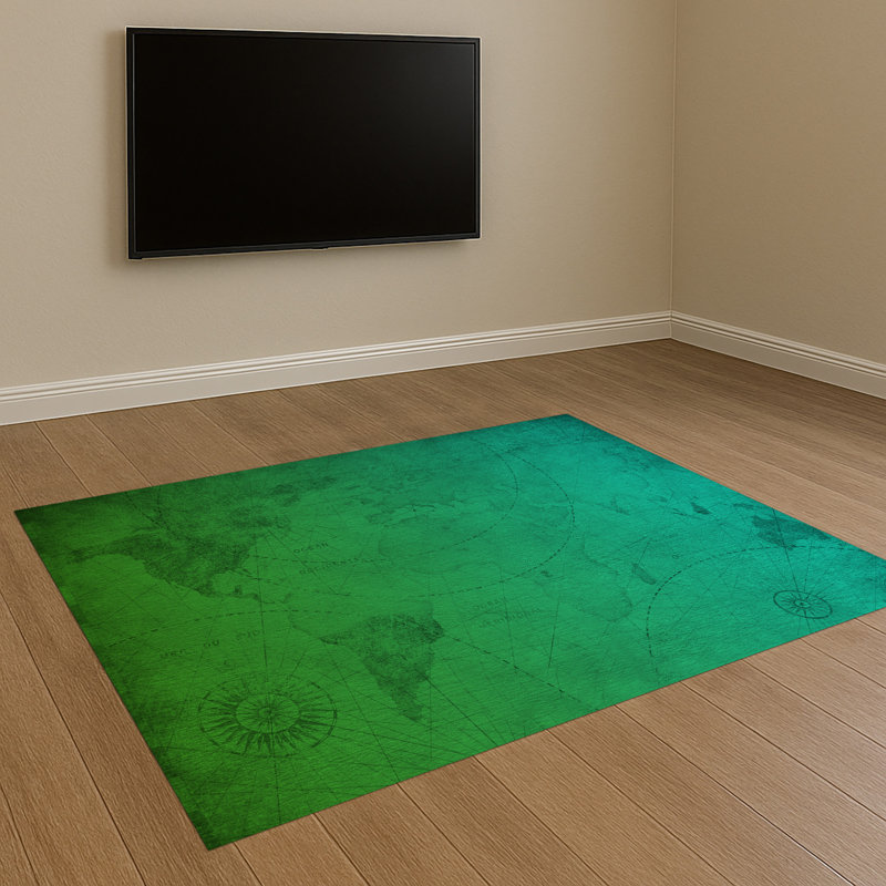 Abstract Area Rug, Runner 70 x 140 cm