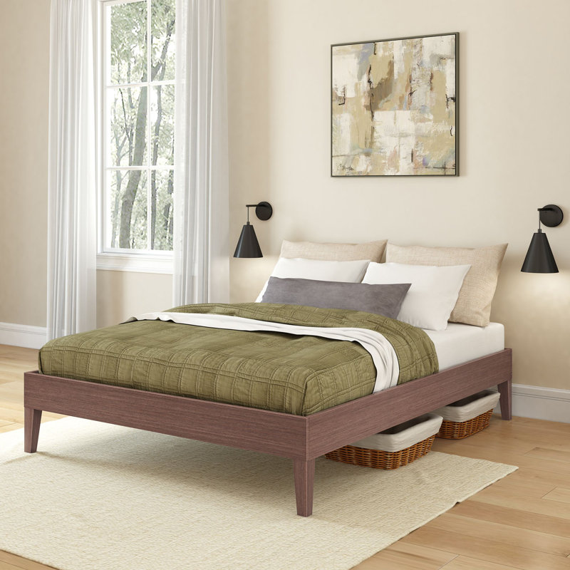 Lit plateforme Coleman, Double, Brun foncé