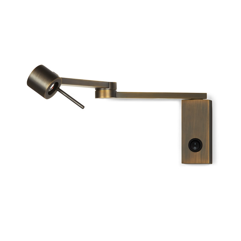 Manhattan 1-Light Swing Arm Sconce, Satin Bronze, Yes