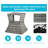 Rattan Wicker Side Table With Umbrella Hole, 2 Tier Storage Shelf For All Weather For Outdoor, Patio, Garden, Backyard, Mixed Grey-1353946241