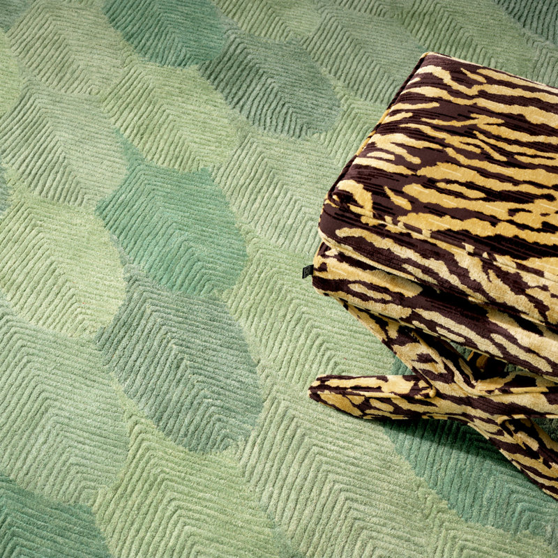 Rug Mayfield Green, Rectangle 9'11'' x 13'2''
