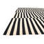 Tapis noir et blanc Noor