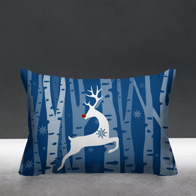 Outdoor Reversible Throw Pillow