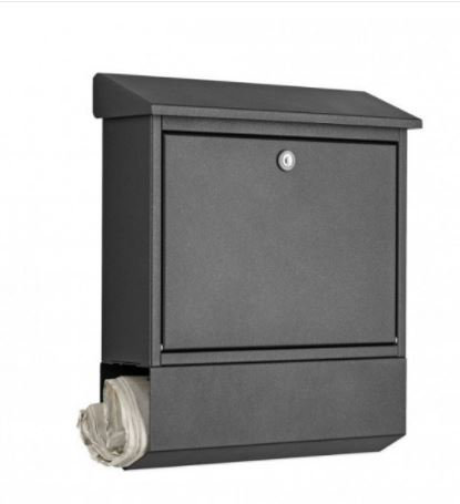 Boîte aux lettres murale en aluminium