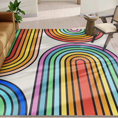 Rectangle Crayola Area Rug