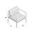 Aynura Modern Aluminum Outdoor Lounge Chair with Cushions-96924413