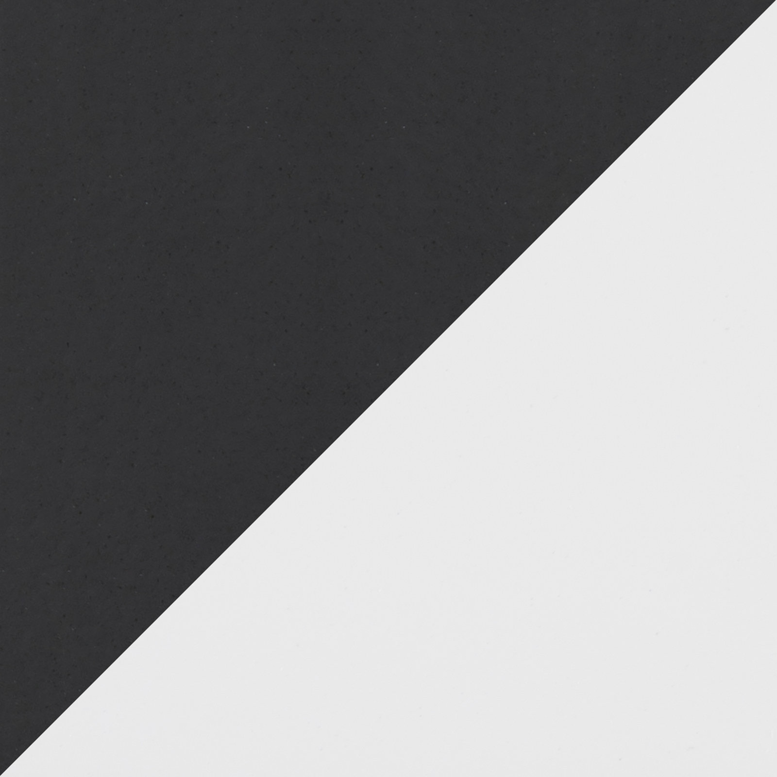 Orvile Dining Table, White, Black, 42"
