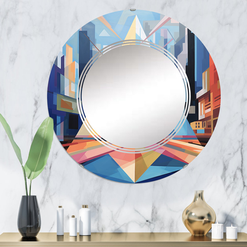 Zobe - Yoga Wall Mirror Round, 32 po x 32 po