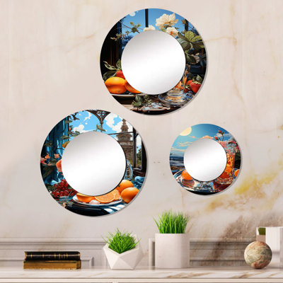 Cappelli Metal Round Mirror