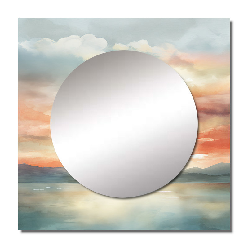 Lexiss - Miroir carré pour lever de soleil, 23 po x 23 po