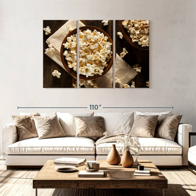 Yarlin Homemade Popcorn, 48" H x 74" W