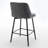 Yujun Swivel Upholstered Counter Stool with Metal Frame
