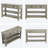 Farmhouse Console Table, Rustic Entryway Table with 2 Drawers and 2 Shelves