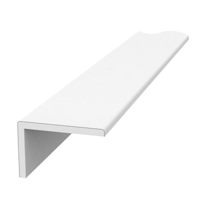 Garniture de rénovation 3 "x 95" avec rebord blanc 2 "FlexStone