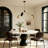 3-light Large 45-inch Width Sputnik Chandelier
