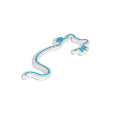 Novelty 19" Cat Neon Sign For Wall Décor, Kitten Led Blue Light