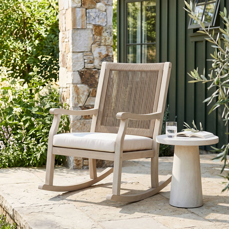 Chaise berçante d'extérieur Hans