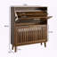Armoire de rangement de chaussures Mid-Century moderne avec tiroirs rabattables et pieds en bois massif-1290057873