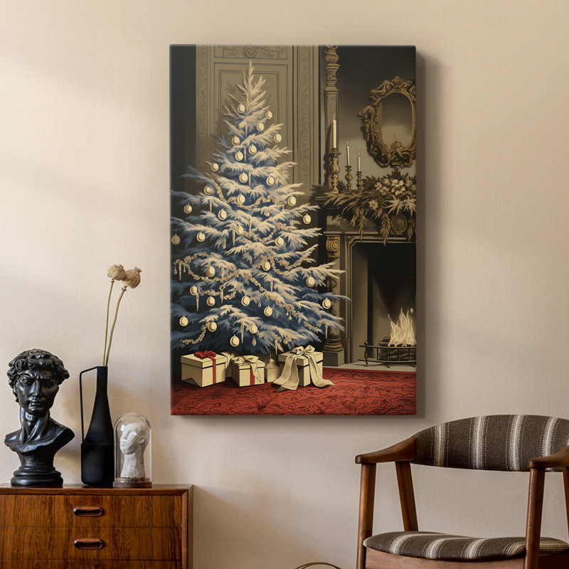 Fêtes de Noël, art dxII - galerie Cavas personnalisée, H 18 po x l 12 po